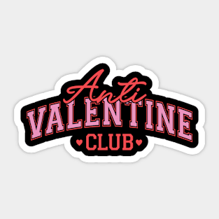 Anti Valentine Club Love Sucks Anti Love Sticker